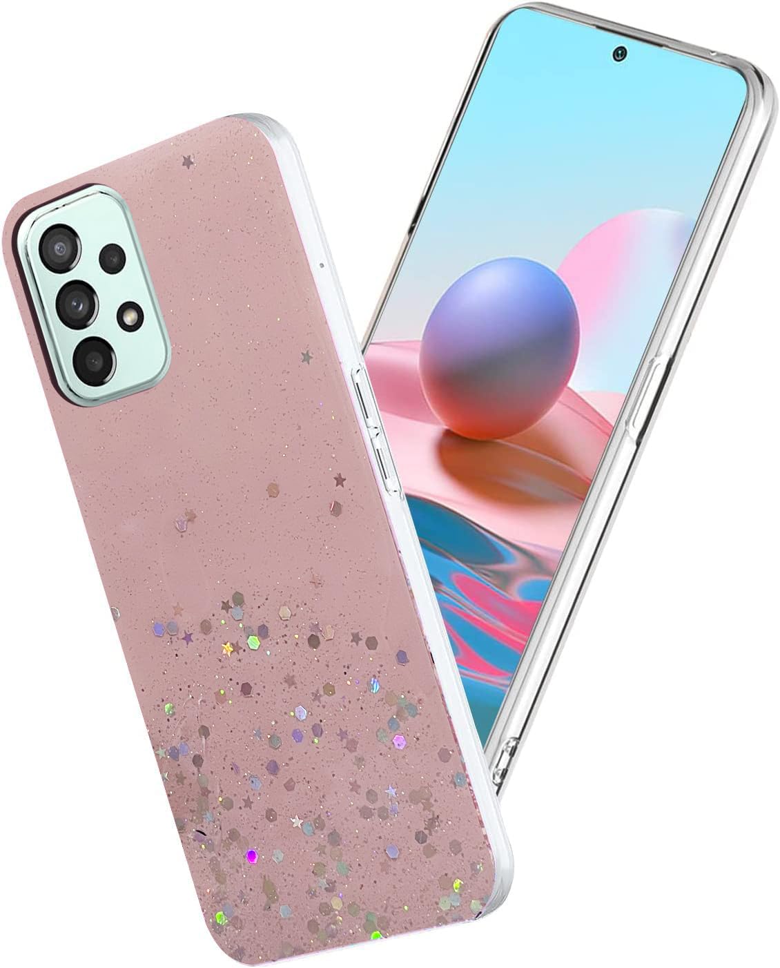 Vonzee® Case Compatible with Samsung Galaxy A73 5G, Non Moving Glitter Cover for Girls & Women Soft TPU Shockproof Anti Scratch Drop Protection Cover (Mint Green) (B0B522R95F) Amazon Price History, Amazon Price Tracker