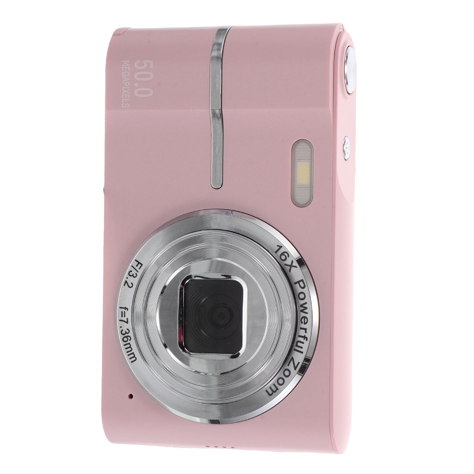 Compact Mini Digital Camera for Adults and Beginners, Portable Small HD Fixed-Lens Camera with 16x Zoom, Lightweight Rose Pink Vlogging and Travel Photography Device-image-18