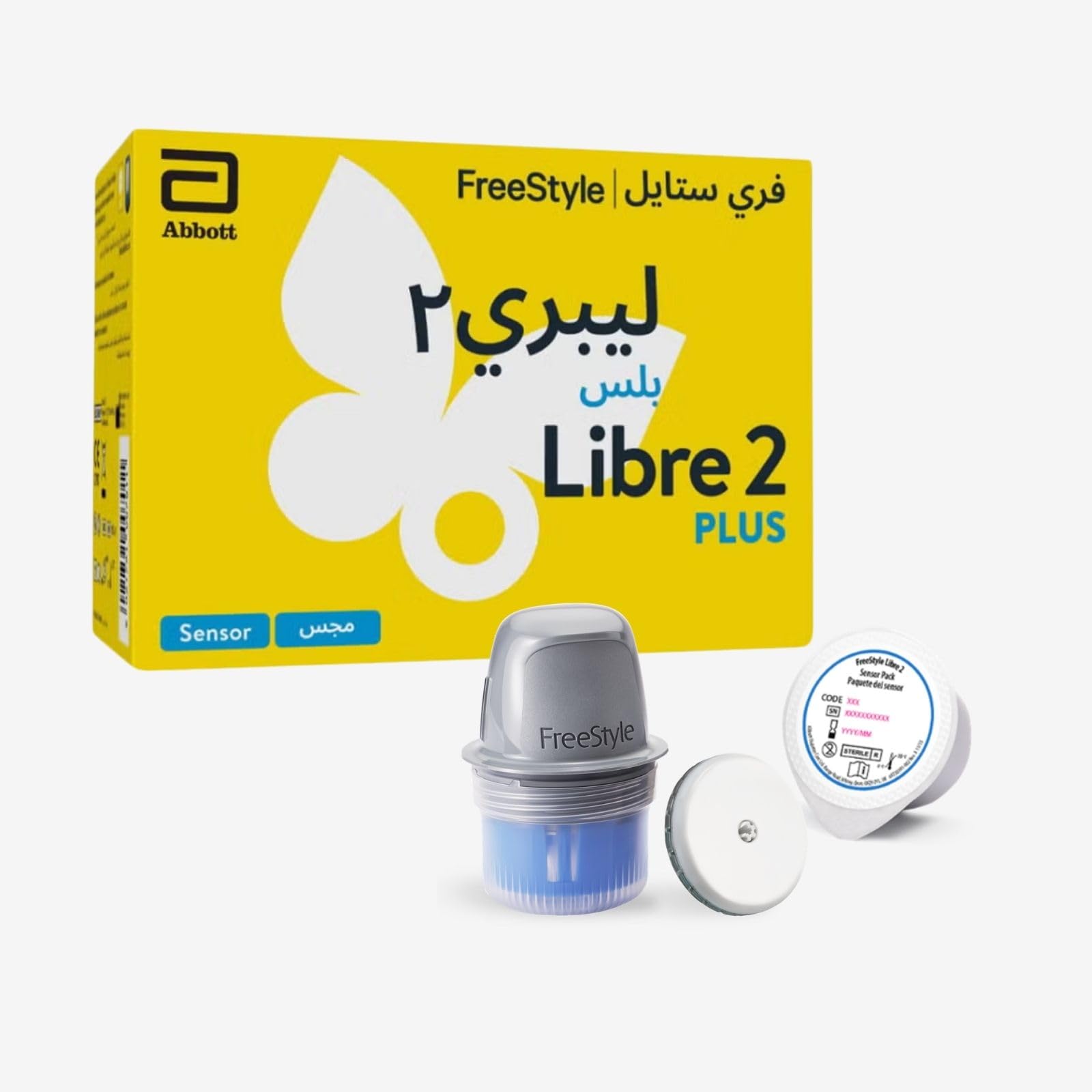 freestyle libre 2 plus sensor continuous glucose monitor