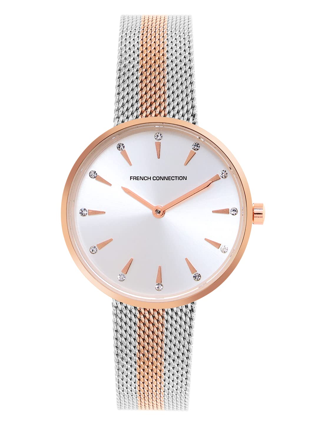 French Connection Analog Silver Dial Womens Watch-FCL22-F (B0BGXKNCZ6) Amazon Price History, Amazon Price Tracker