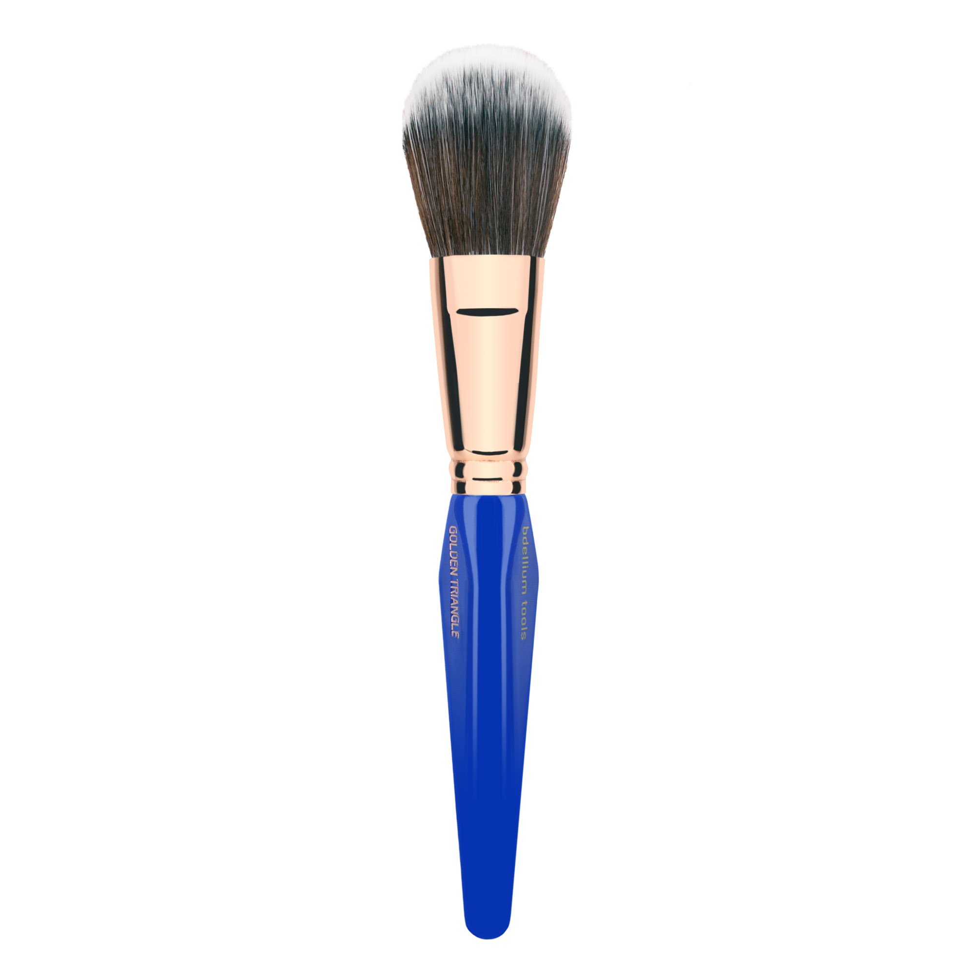 Bdellium Tools - Pennello professionale per trucco, serie triangolo dorato - Duo Fibre Powder 985
