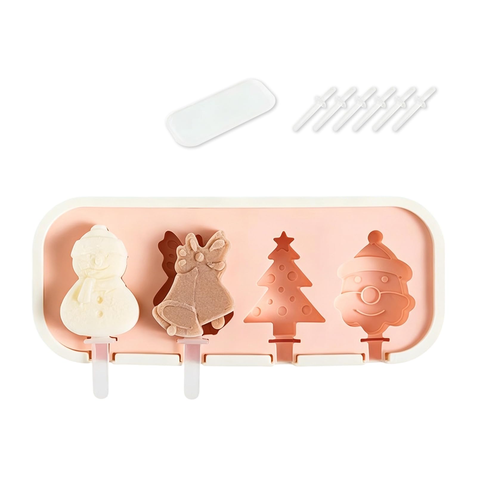 Oxxggkao Silicone Puddings Molds for Cold Dessert Enthusiasts Popsicles Maker Ice Cream Making Elastomer Ice Stick Mold