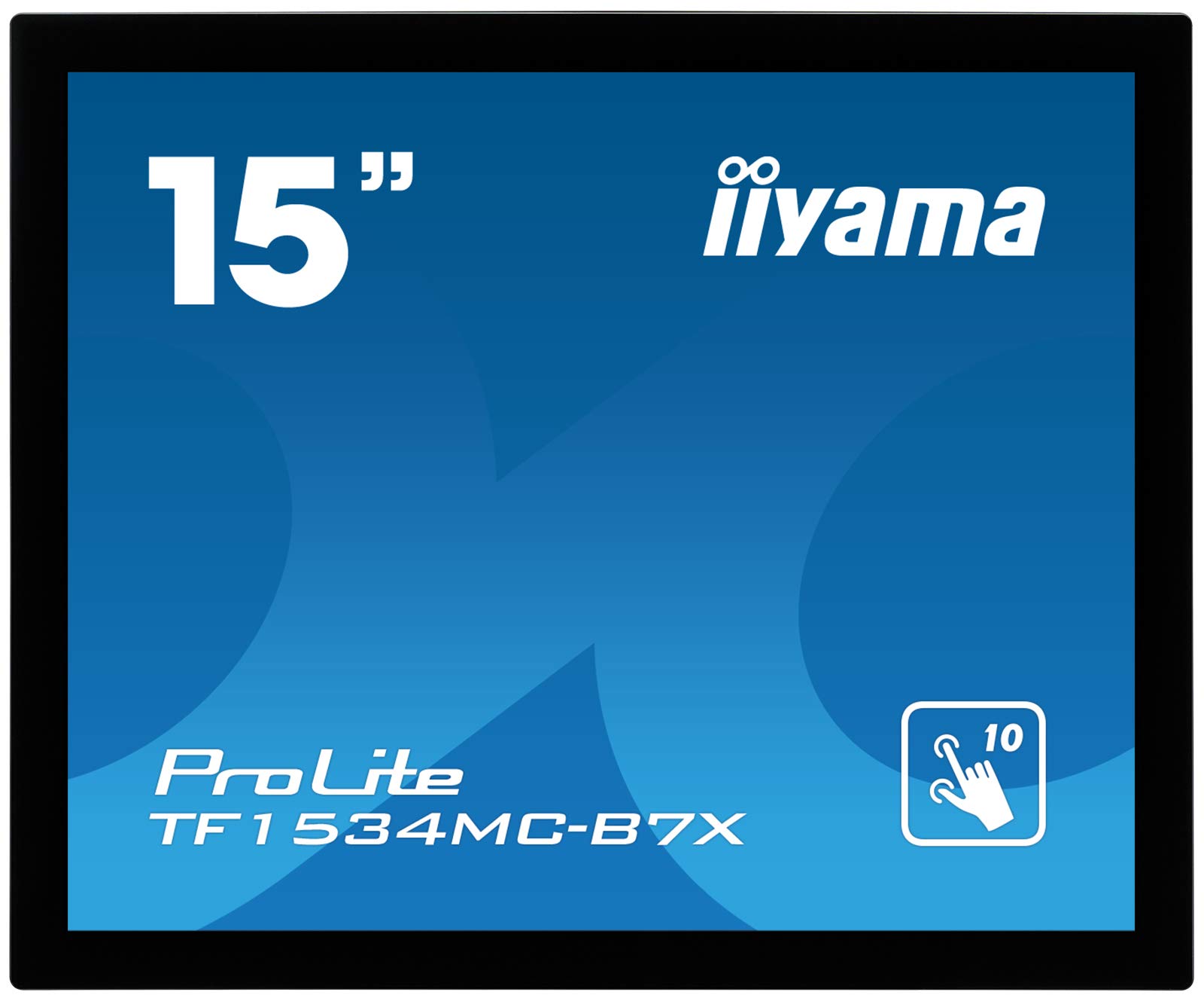 Iiyama Monitor 15 Pl TF1534MC-B7X Touch 4:3 Vga Hdmi Dp 8MS Usb 7H Glass-image