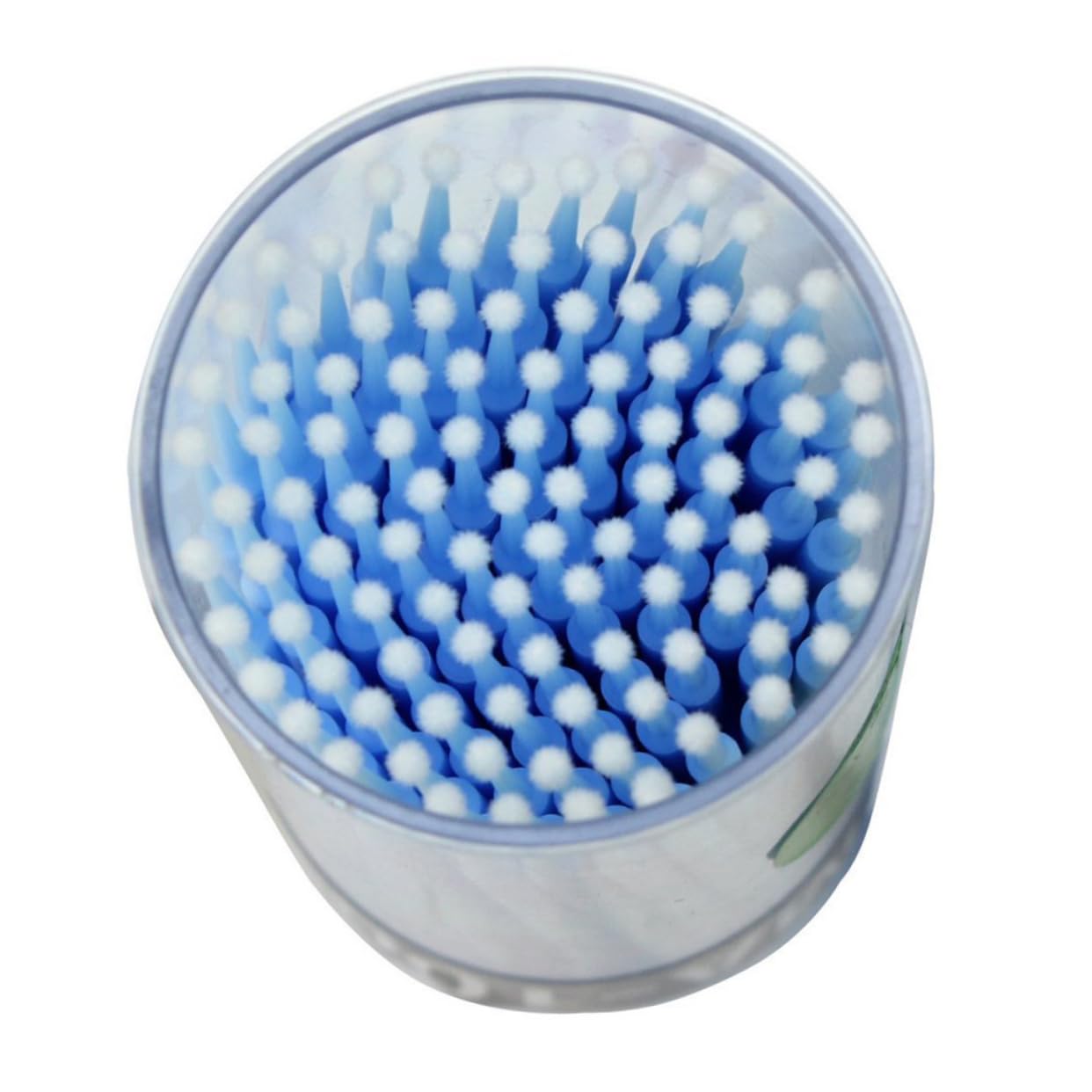 TOVINANNA Eyelash Glue Remover Micro Brush Applicators 100pcs Set Ideal for Reusable False Lashes