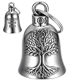 MOCY BELL - Campanella Moto Albero della Vita - Guardian Bell Acciaio 316L - Equilibrio Protezione