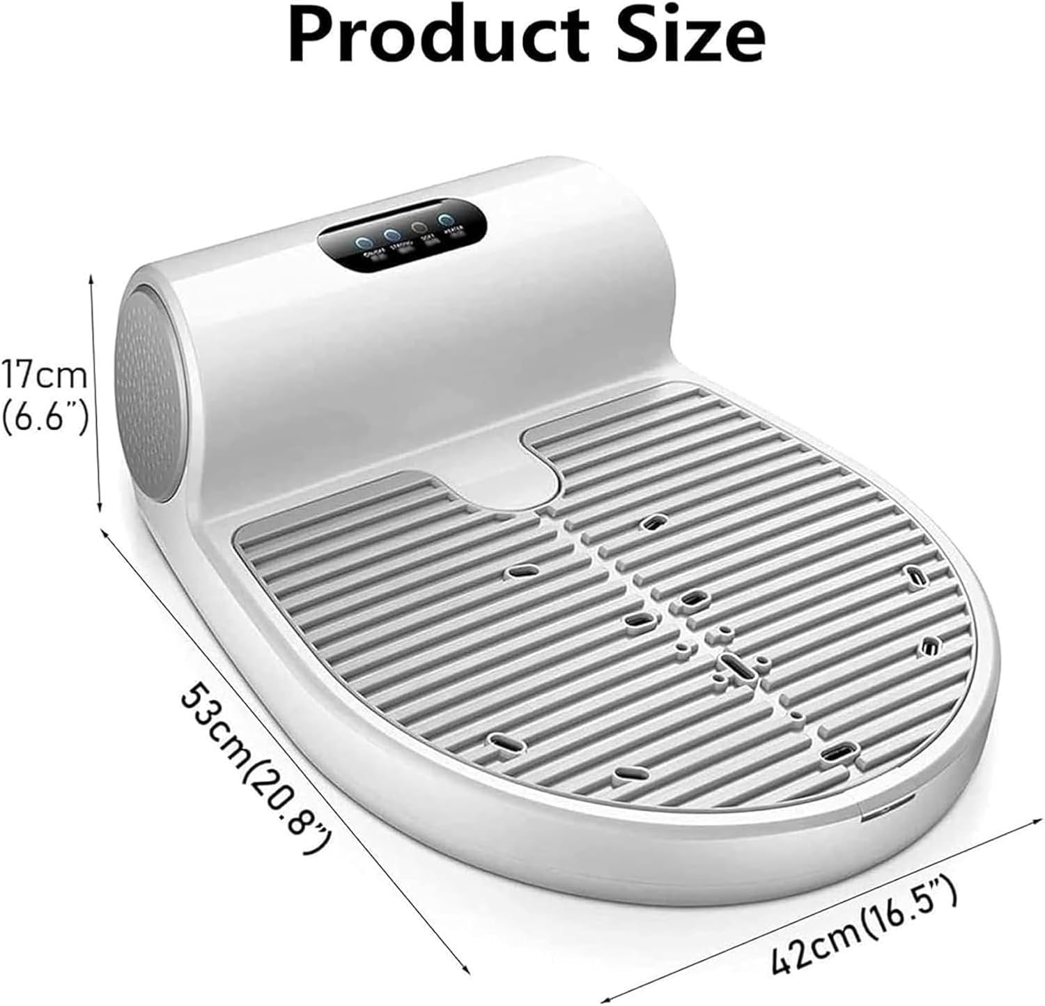 Full Body Dryer for After Shower Suitable for Bathroom and Swimming Pool Use, Body Hair Dryer with Led Control Panel, Offering for Cold and Warm Air, Fully Body Care,White-with Weighing Scale