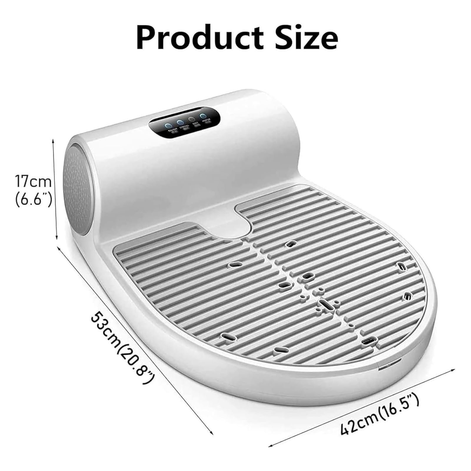 GanzköRper-FöHn Nach Dem Duschen 1350-W-KöRperwäRmer-FöHn Mit Praktischem LCD-Bedienfeld, KöRperpflegetrockner FüR Erwachsene Nach Dem Baden (Upgraded Version (with Body Weight Scale))