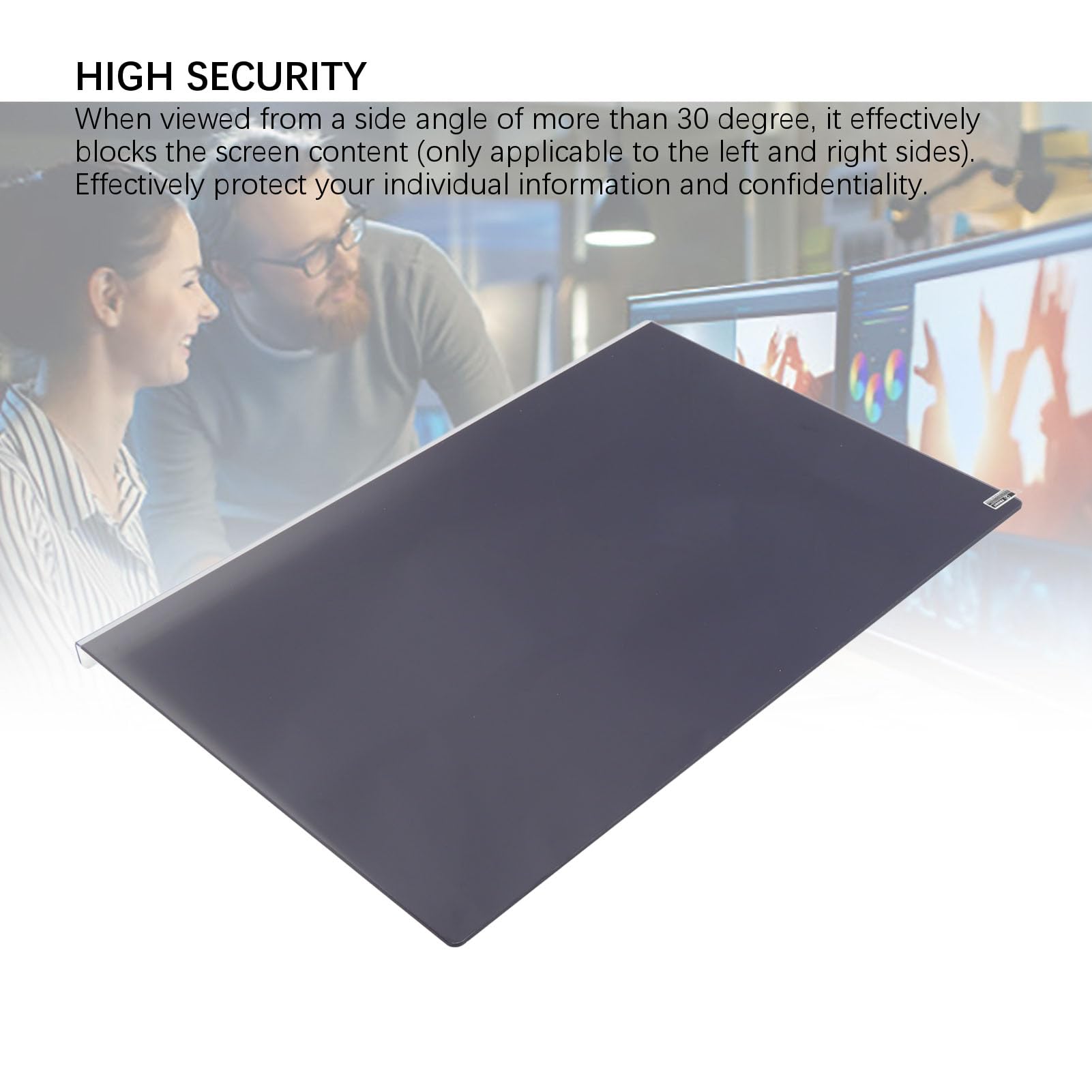 Cryfokt Protector de Pantalla de Computadora Colgante de Alta Seguridad para Pantallas de 20 "-22" de Ancho, Filtro de Privacidad para Trabajadores de Oficina