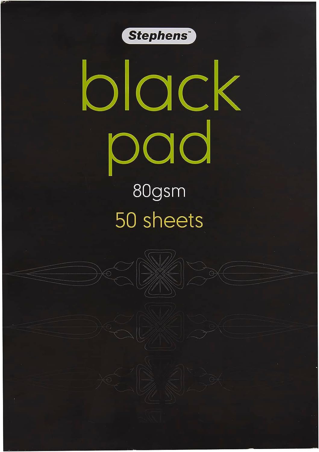 A4 Black Pad 80gsm 50 Sheets