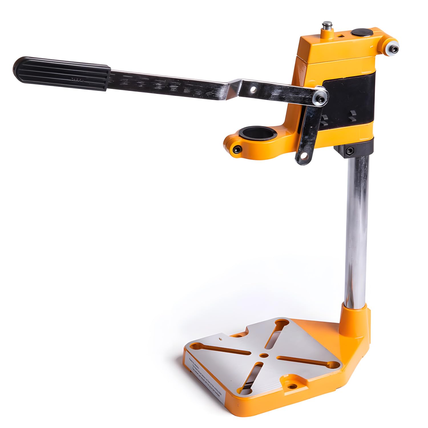Avilia Base d'Appoggio a Morsa Regolabile per Trapano - Supporto Trapani Altezza 510 mm, Diametro Colonna 25 mm, Base 22x16 cm, in Alluminio Pressofuso