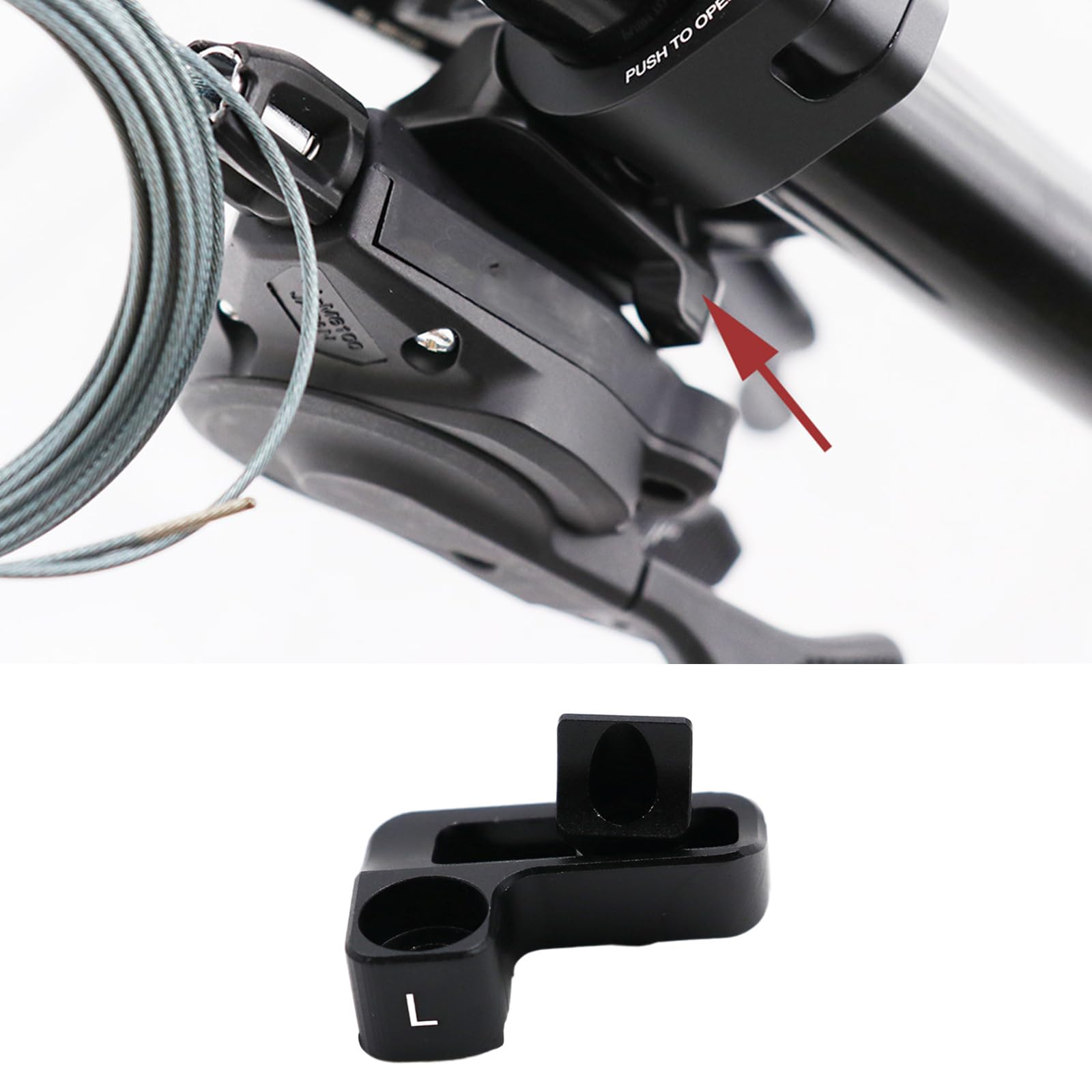 Adaptateur De Levier De Vitesse Vélo En Alliage – Pince Intégrée Pour Guidon – Pièce Vélo Universelle