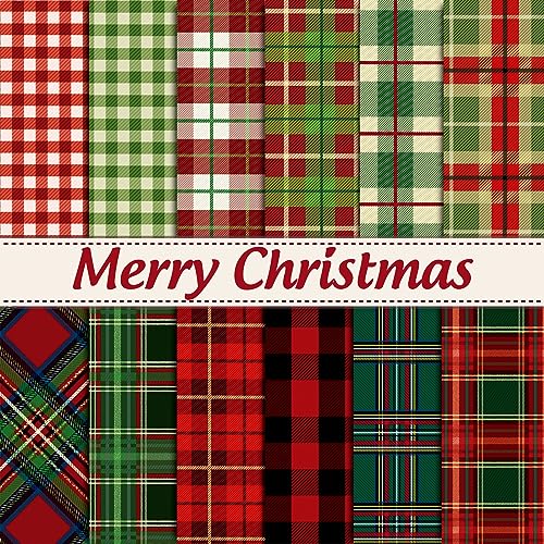 Papier à motifs de Noël Whaline pour scrapbooking et création de cartes 12x12