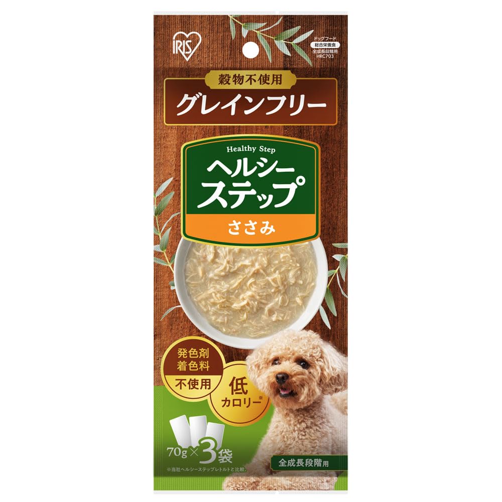 アイリスオーヤマ ヘルシーステップ ささみ 70g×3袋 36個入【108袋】 Amazon.co.jp: アイリスオーヤマ ヘルシーステップ ささみ 70g×3P