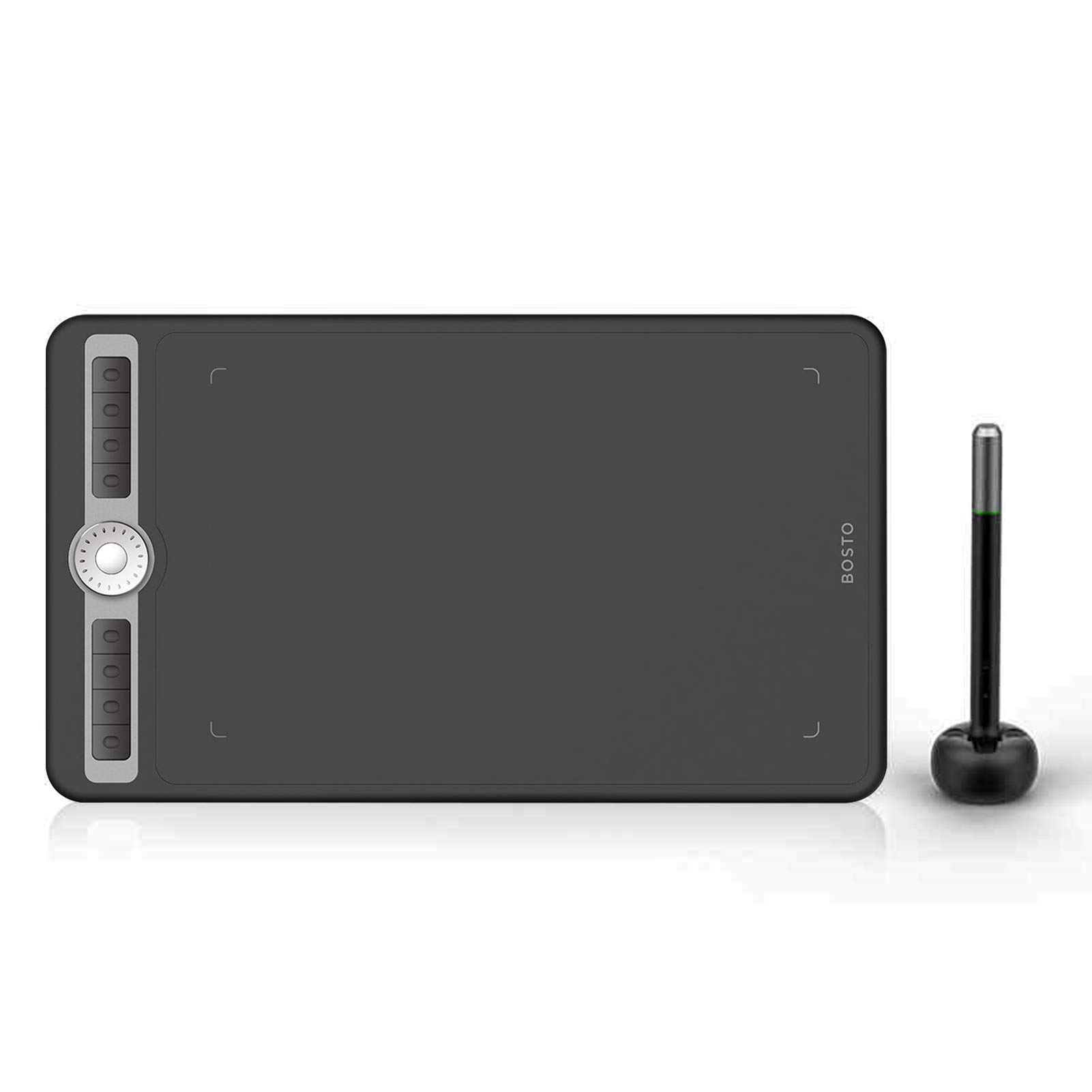 Karlak BOSTO T1060 Profesjonalny Tablet Graficzny 10 X 6 Cali z 8192 Poziomami Ciśnienia Pióro Bez Baterii do Projektowania Nauczania Kursu Online