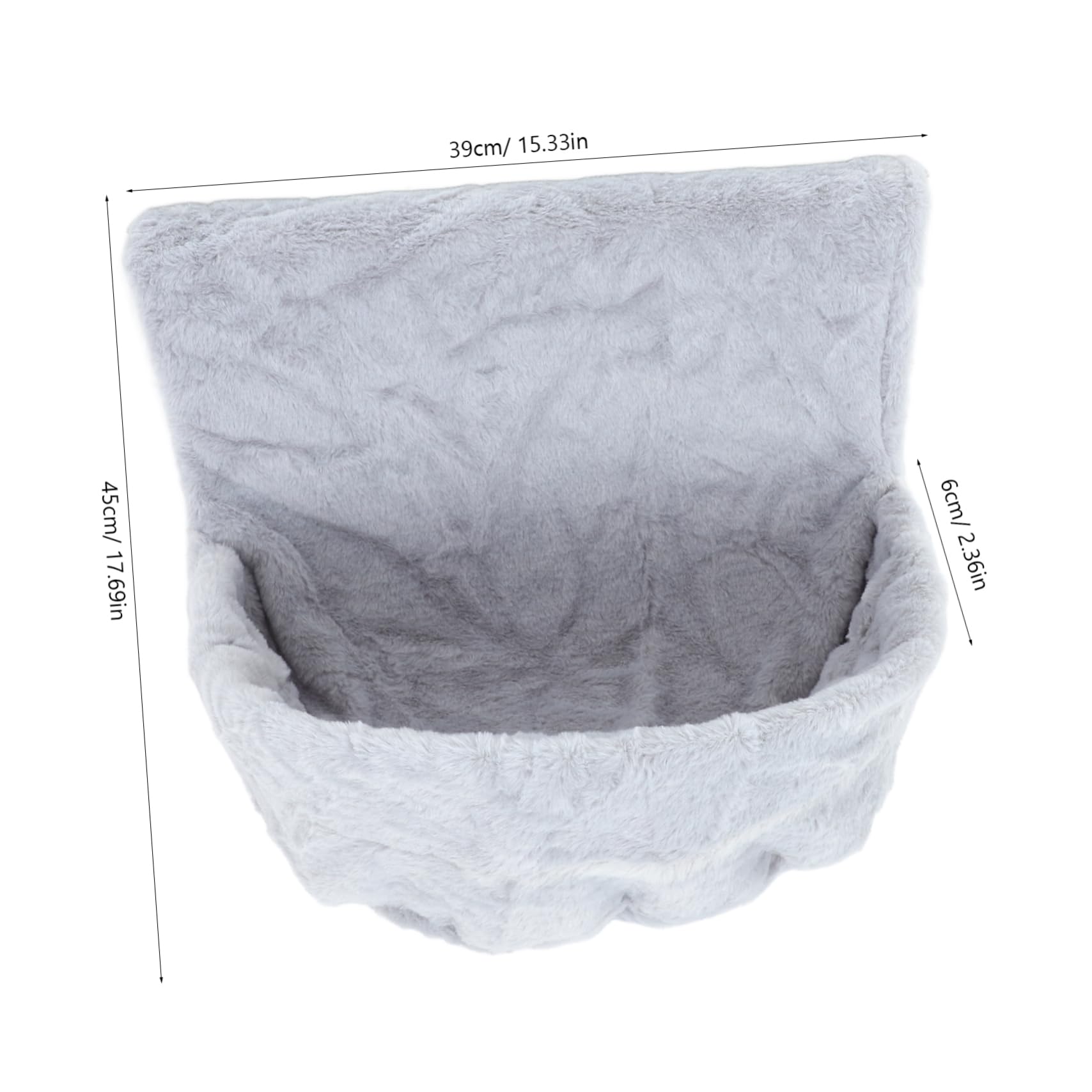 COLLBATH Amaca per Gatto da Appendere alla Finestra Peluche Caldo Pieghevole Pratica e Versatile per Ambienti Interni Nelle Stagioni Fredde