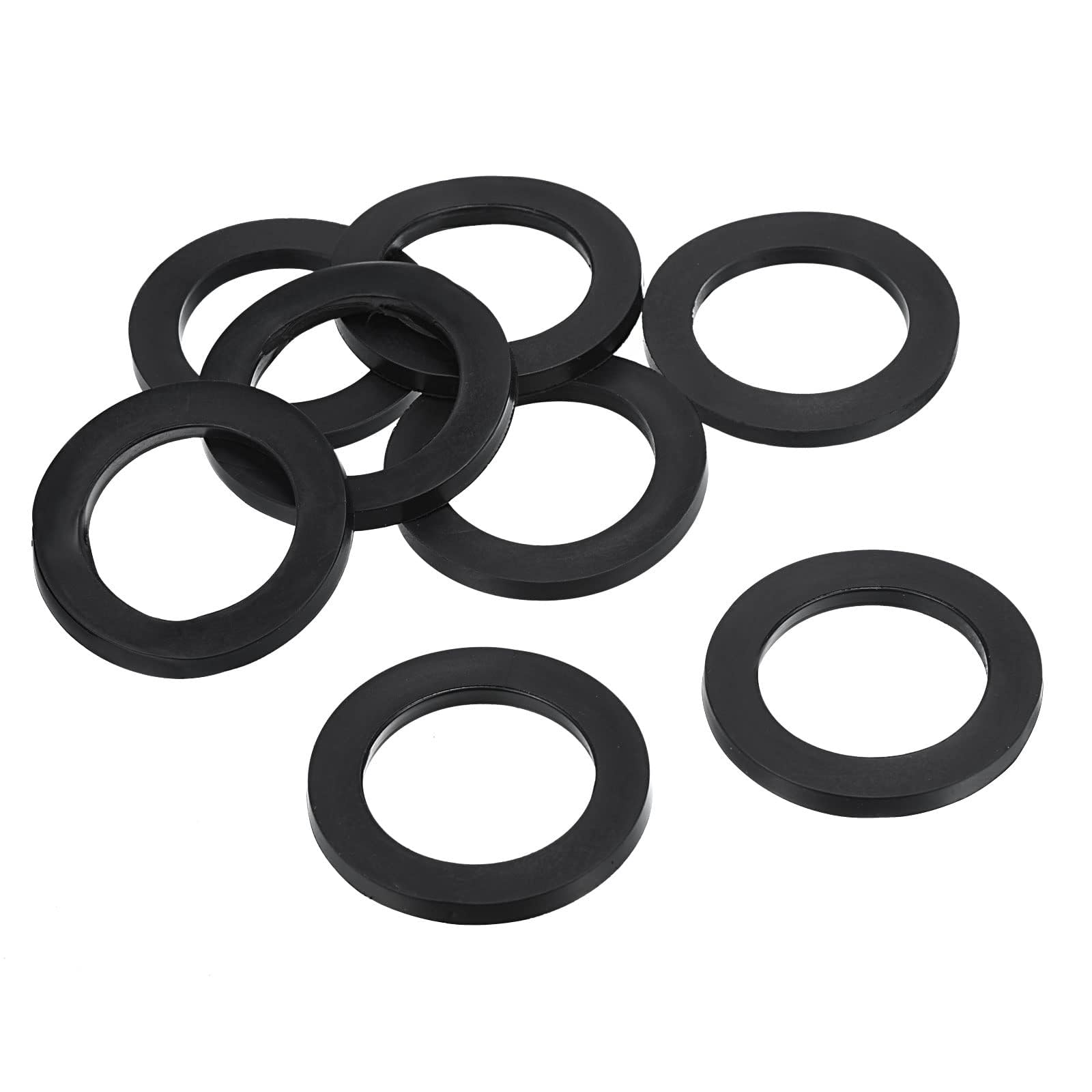 ROWORKX Rubber Flat Washers 39mm OD 25mm ID 2.5mm Thick for Plumbing 12Pcs — image 1