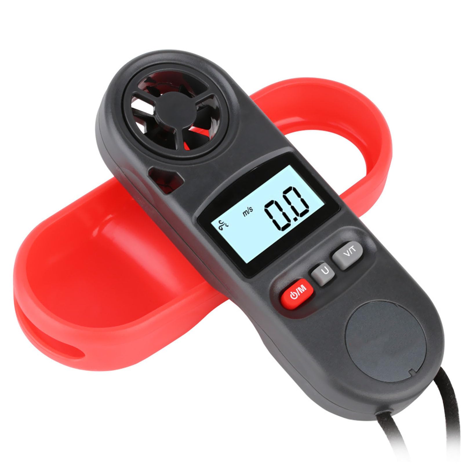 Anémomètre Numérique Portatif WT816A, Compteur de Vitesse du Vent, Testeur de Débit D'air pour Drones de Tir HVAC