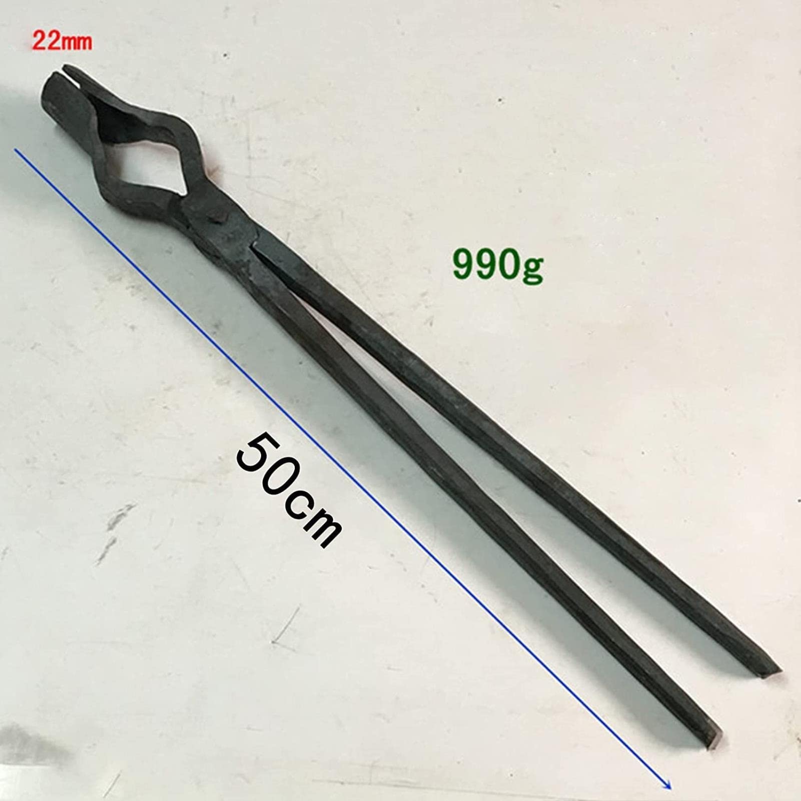 Tenazas de herrero,Tenaza de forja Tonque de herrero de desgaste de herrero for un cuchillo de yunque que fabrica una pinza de herrero de 500 mm de longitud for el ingeniero Forja de herrero