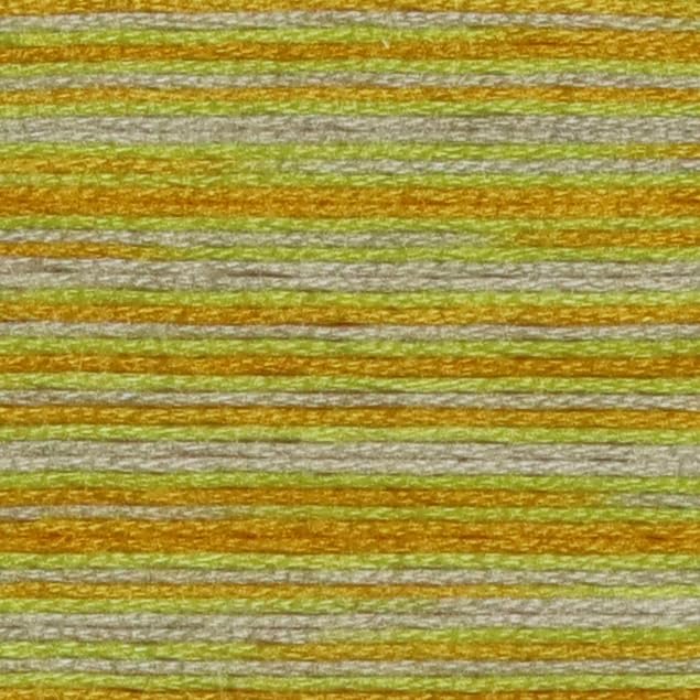 Image of KCS Big skeins of 25 Meters Size 25 Color Variegated Cross Stitch Stranded Threads,6 skeins,4080