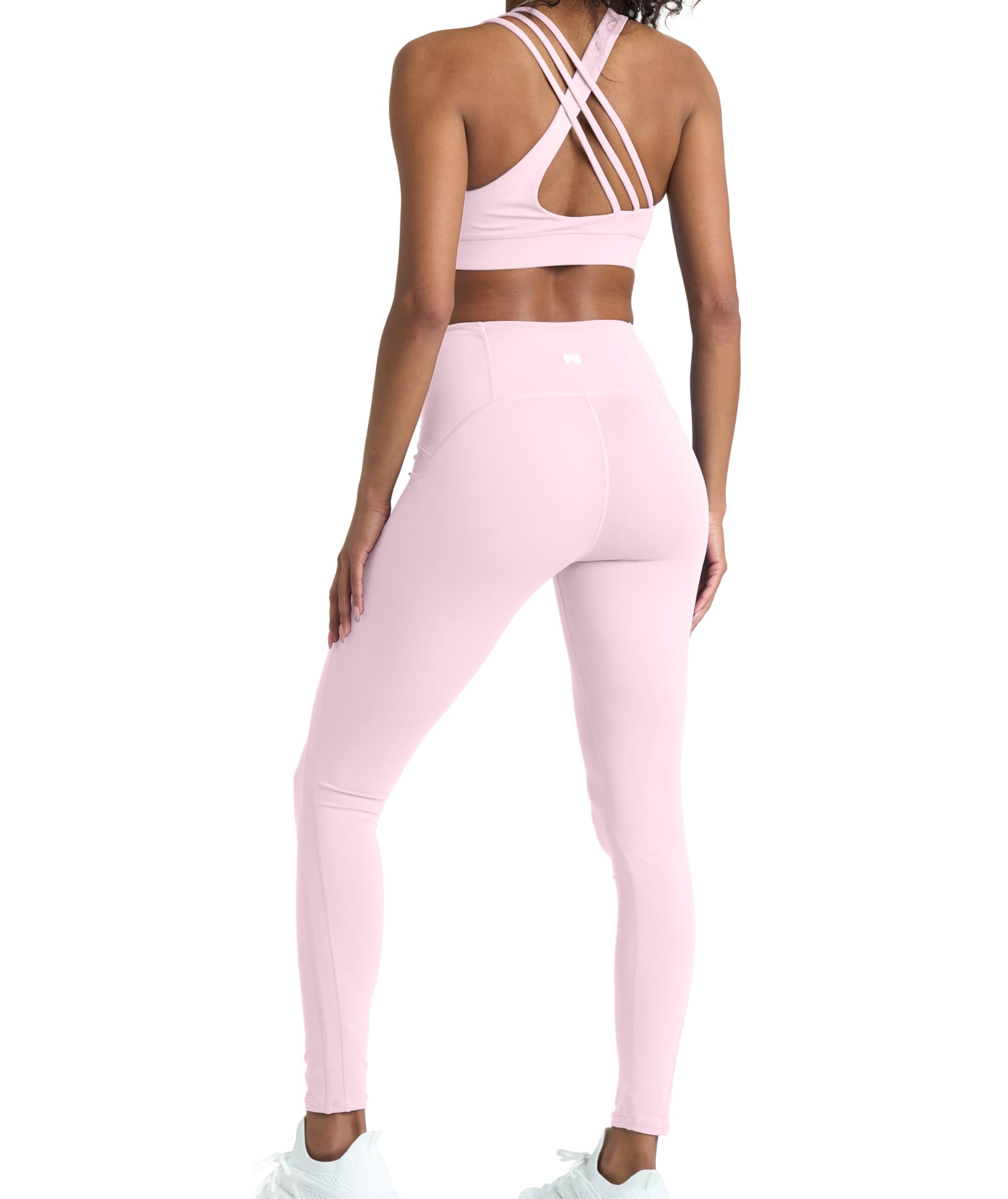 POPSUGAR 2 Piece Workout Sets for women High Waist Leggings and Sports Bra Yoga Set Matching Gym Pilates
