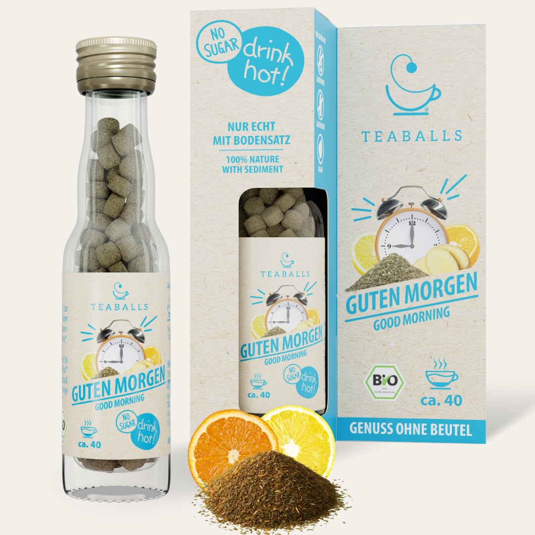 TEABALLS BIO - GUTEN MORGEN für ca. 40 Tassen Tee