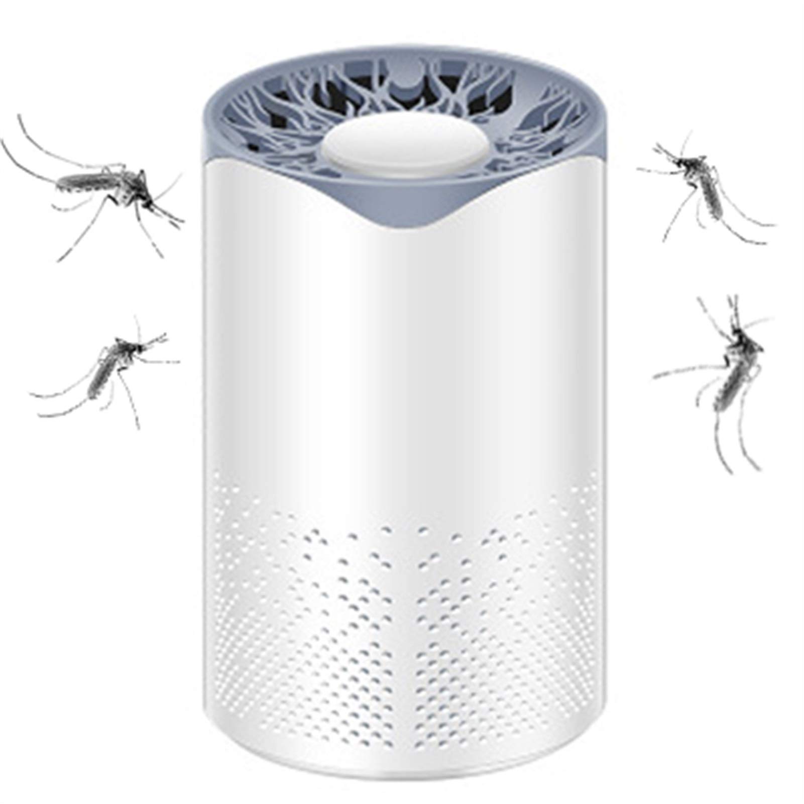 Zanzariera Elettrica，Lampada Mosquito Killer Bug Zapper Potenti zanzariere UVOutdoor Antipioggia Insect Killer