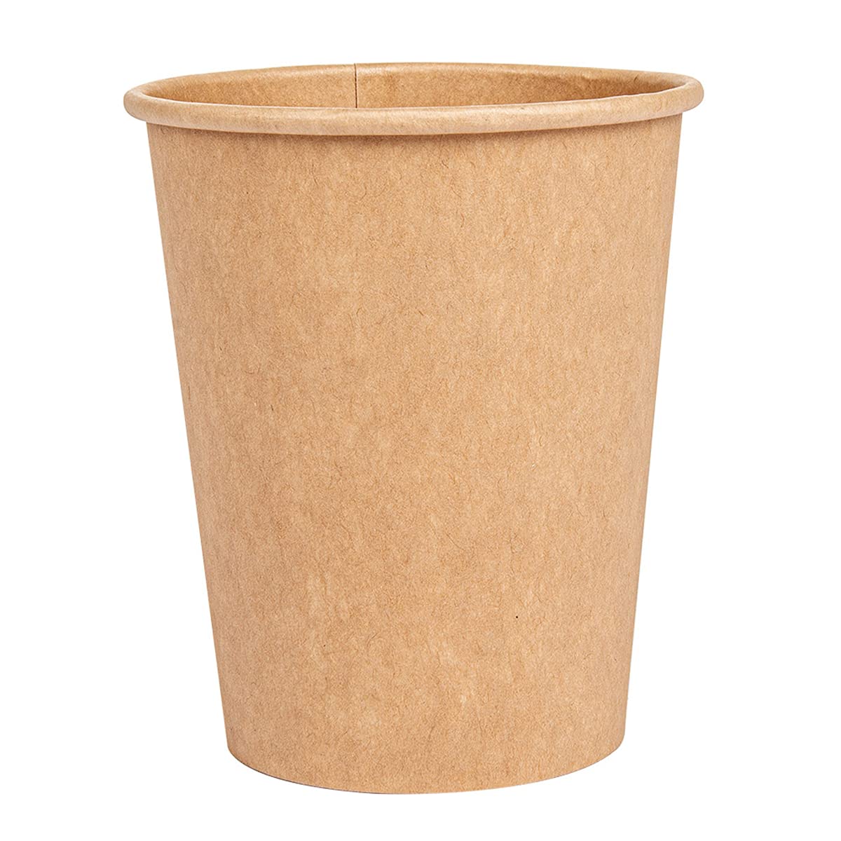 Vasos Bebidas Calientes 240 Ml 1 Pared 280 Pe G/M2 8/5,6X9,2 Cm Marrón Cartoncillo 50 Unidades