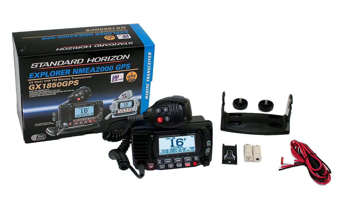 STANDARD HORIZON
トランシーバー6セット、充電器、バッテリー付 Standard Horizon Explorer GX1800E GPS VHF Stałe radio
