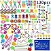 Produktbild nicknack 120 Teile Mitbringsel, Mitgebsel & Give Aways Kindergeburtstag Feiern  Geschenke & Gastgeschenke für Kinder bei Kinderparty für Jungen & Mädchen