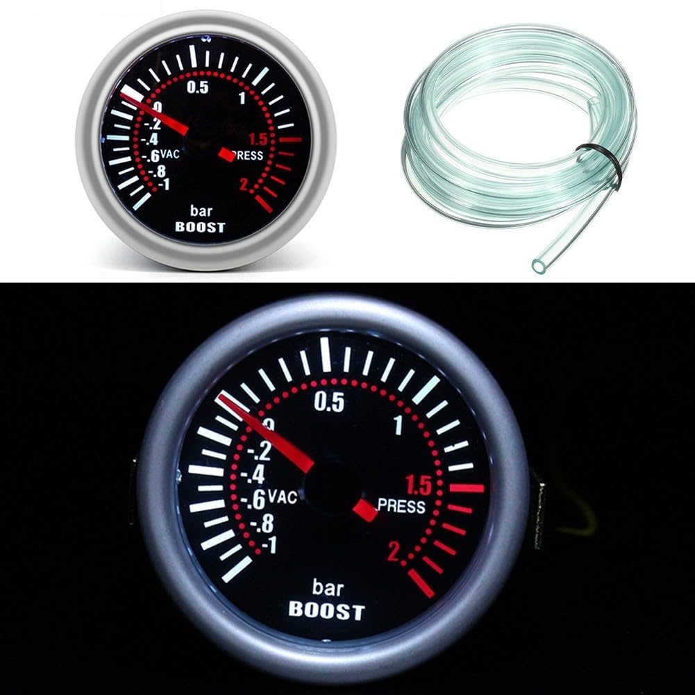 Misuratore di vuoto 52mm per il monitoraggio della pressione Turbo Boost con illuminazione per una facile lettura