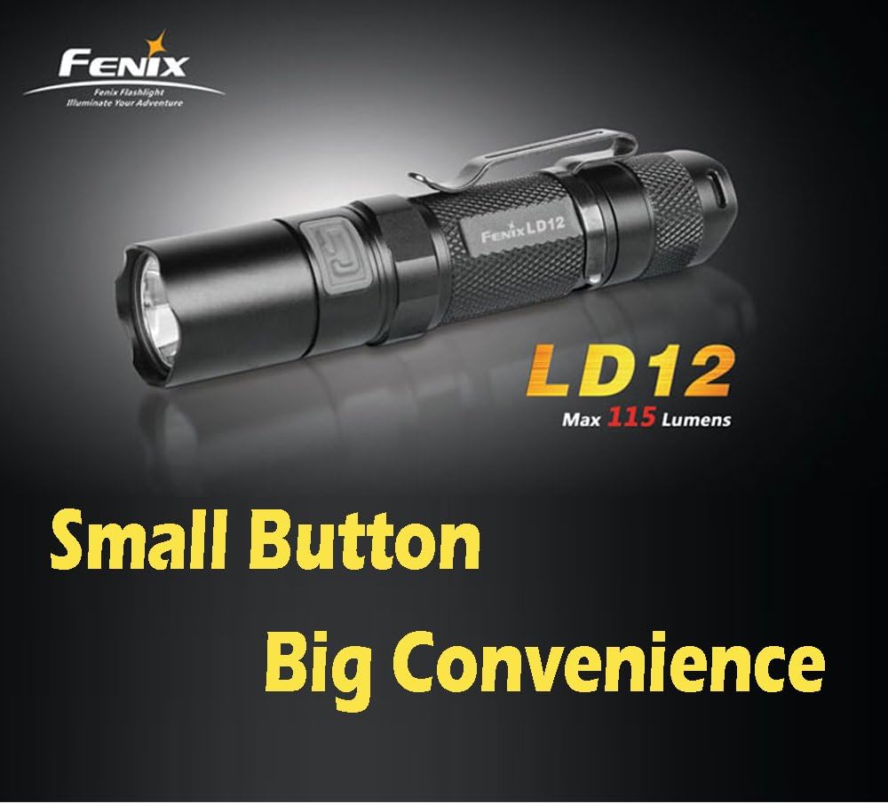 Fenix LD12 Cree XP-G R5 LED Flashlight Aircraft-Grade Aluminum 115 Lumens