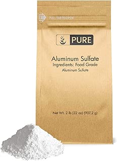Aluminum Sulfate (2 lb.) by Pure Organic Ingredients, Pure Dry Alum, Soil Acidifier, Hide Tanner, Water Treatment (Also Available in 4 oz & 1 lb) - coolthings.us
