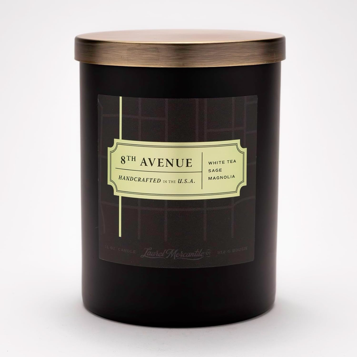 Scent Library 8th Avenue Scented Candle | Great Gift for Home Town Fans | Designed by Erin Napier | Made in The USA by Laurel Mercantile | Long-Lasting 70+ Hour Burn Time (11 oz)