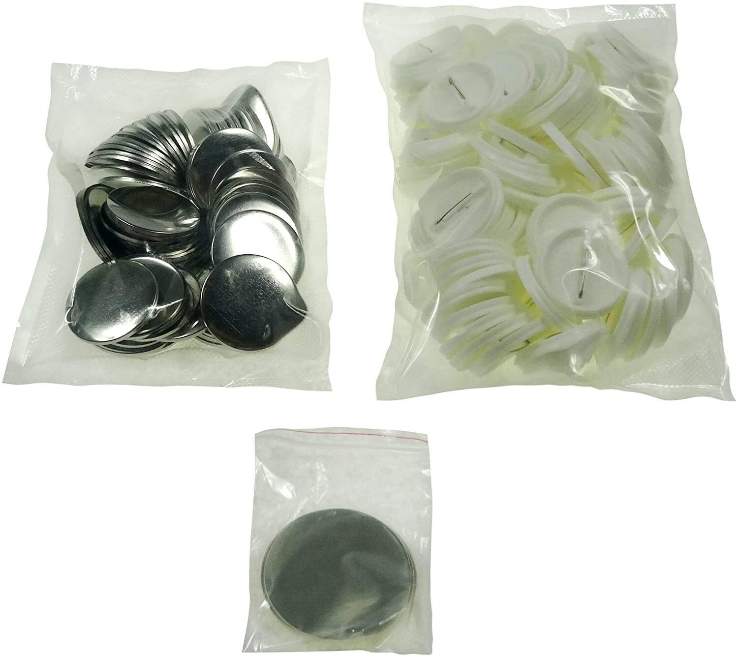 Badge 44mm de précision avec dos plastique pour machine à boutons performante