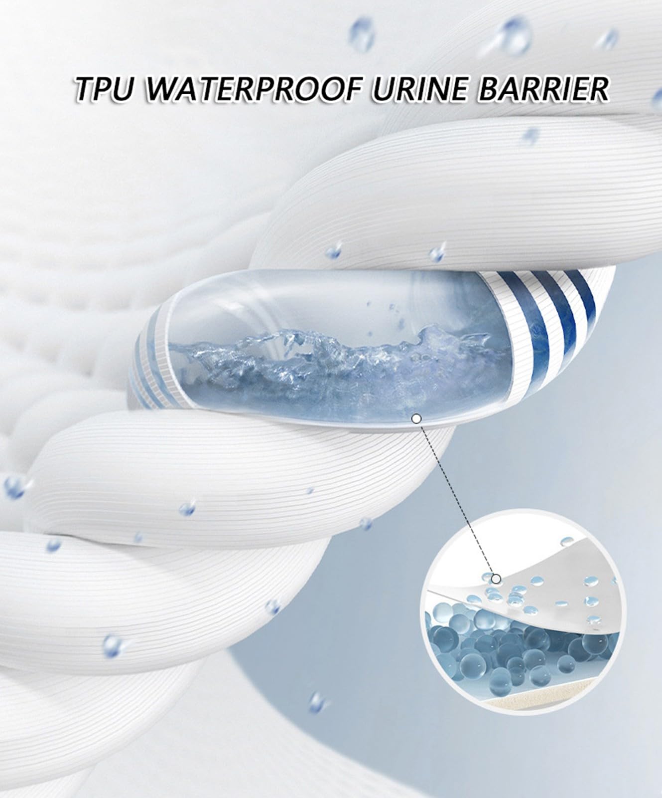 Gestepptes Wasserdichtes Spannbettlaken 3-Teiliges Set,Matratzenschoner Atmungsaktiv Kühlend,Hypoallergen Geräuschlos Matratzenschoner für Vier Jahreszeiten(Pink,180x200cm)
