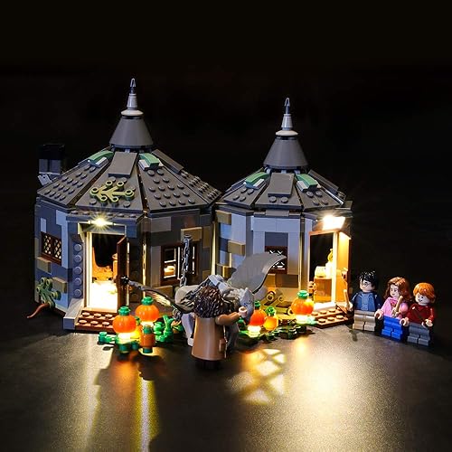 Kit de luces para Hagrid's Hut Buckbeak's Rescue - Compatible con Lego 75947 Toy Hut Juego de construcción (juego de modelos no incluidos)