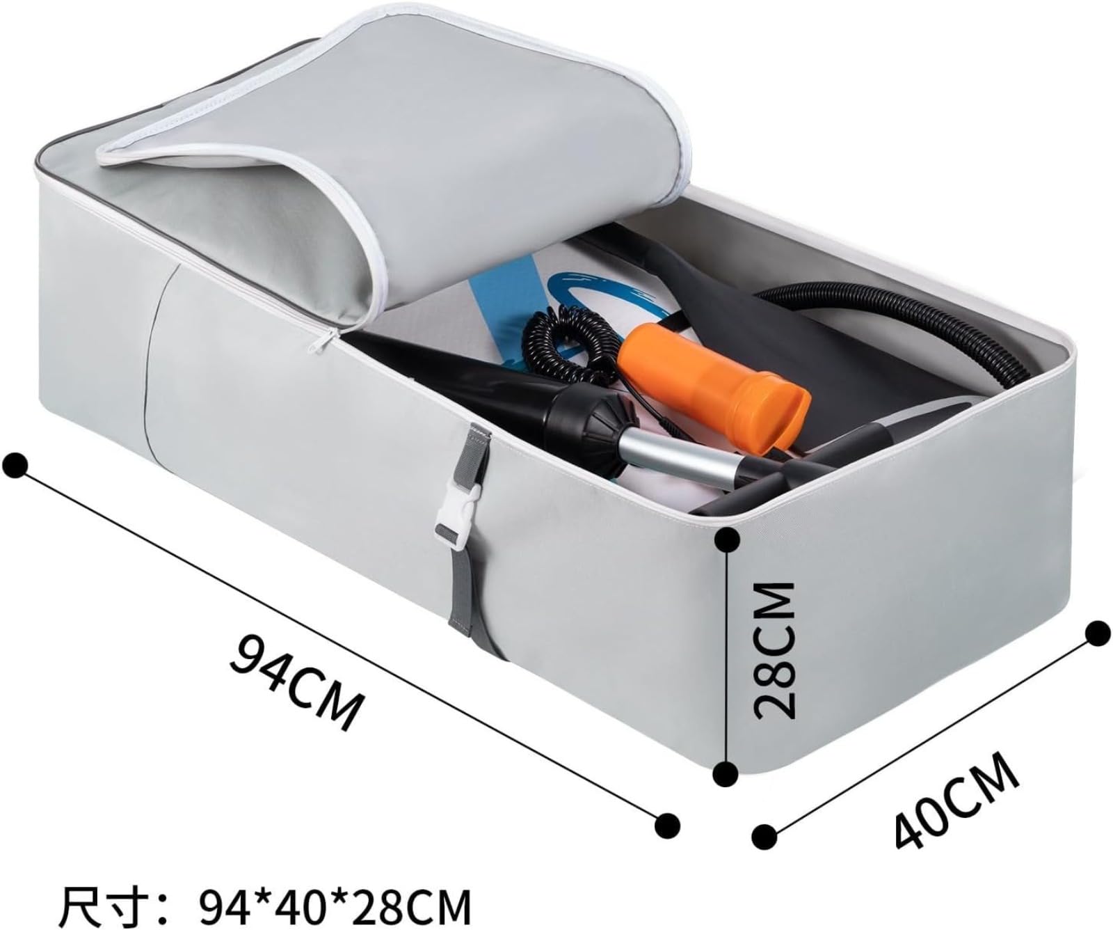 Zaino per SUP,Zaino per Paddle Board da 105 Litri,Borsa per tavola da Surf SUP, Surf Panno Oxford Impermeabile di Grande capacità Portatile Gonfiabile,Borsa Surf