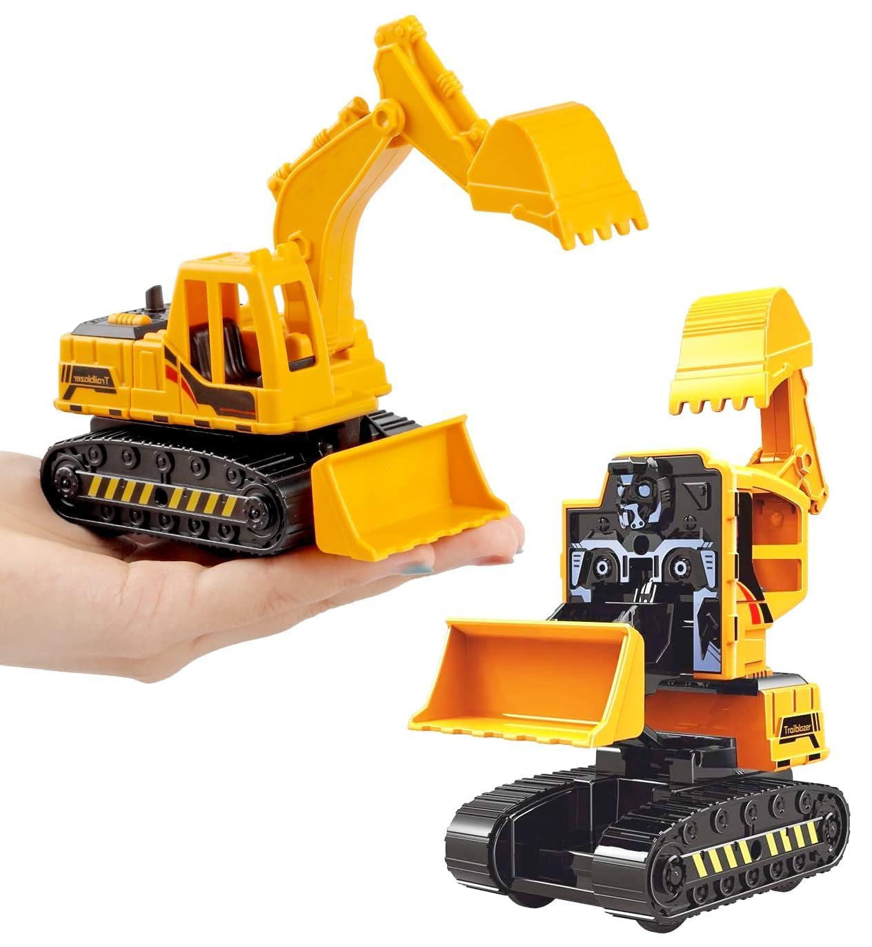 URBAN TOYS Transforming Excavator Toys for Kids Big Size Friction Powered Push and Go Construction Truck Toy Cars for Boys and Girls, Ages 3+ (B0D37ZL5VL) Amazon Price History, Amazon Price Tracker