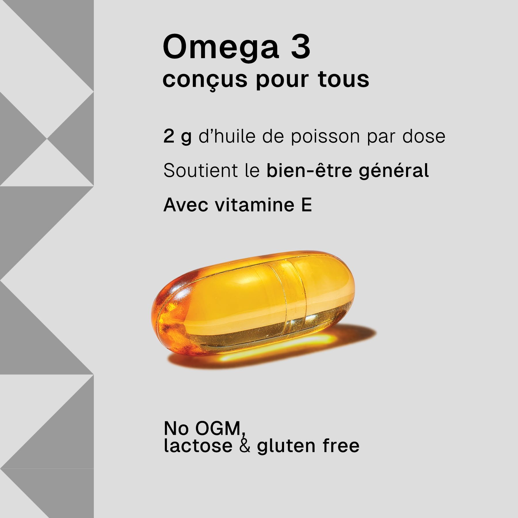 Omega 3 Dha Epa, Fish Oil 2000mg Par Dose, Rock The Protein® – 720 Gélules