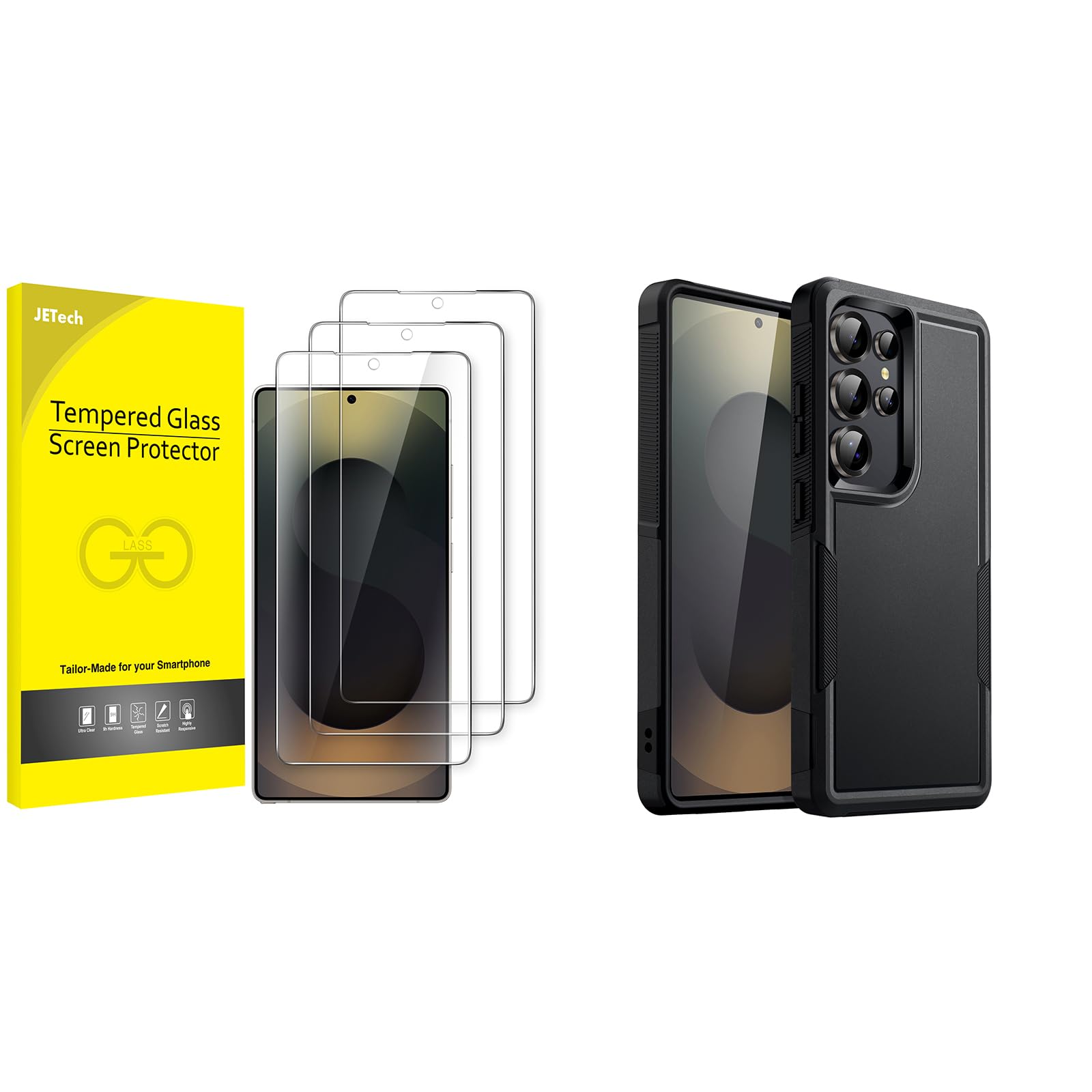 Éviter les Rayures du S25 Ultra 5G Protection Écran Coque JETech - 8