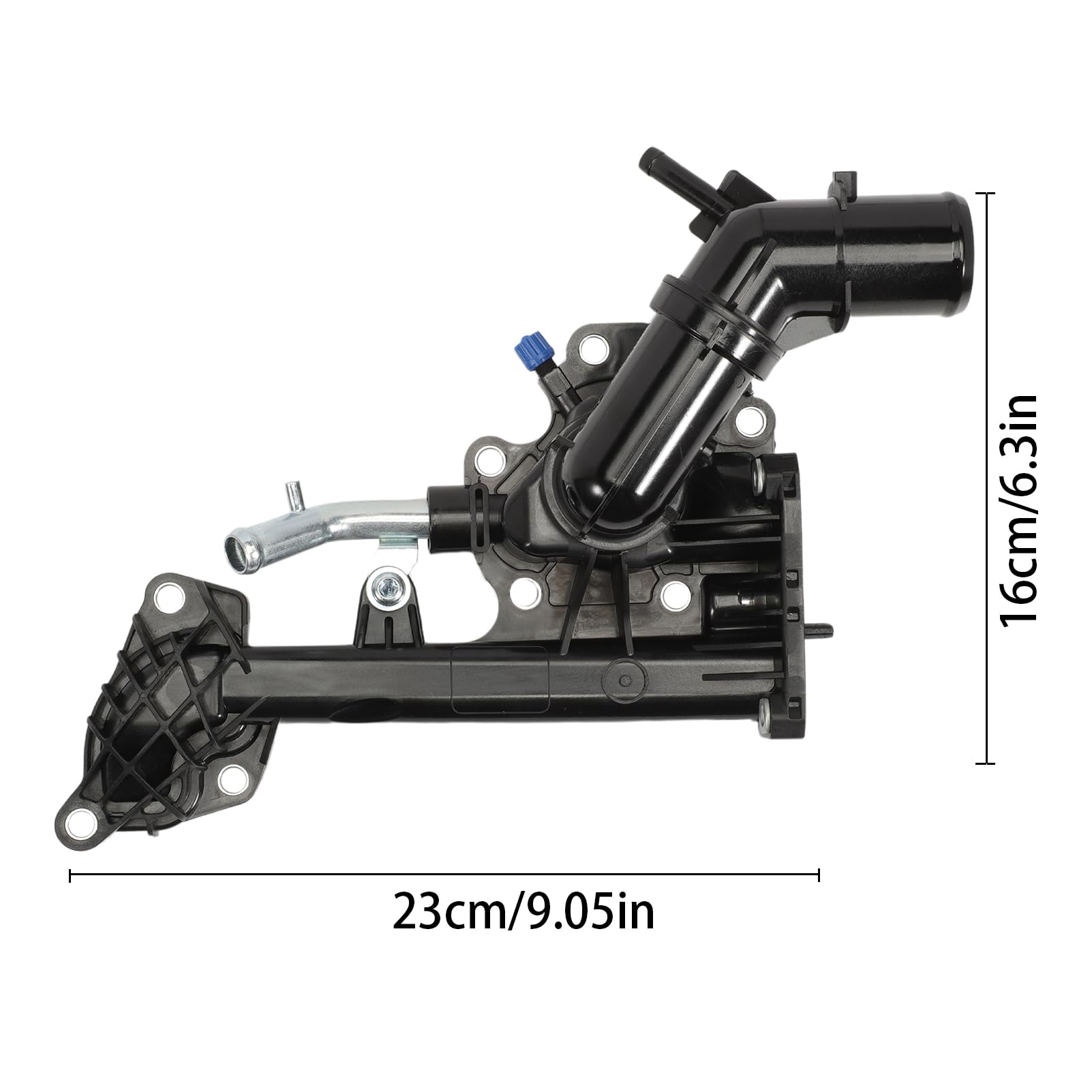 Alloggiamento Termostato Radiatore Acqua Forno Giulietta 500L 500X Doblo Cargo Monospace Tipo Cherokee Compass Renegade SUV SX4 S-Cross Vitara Termostato Acqua 55254237, 55271190