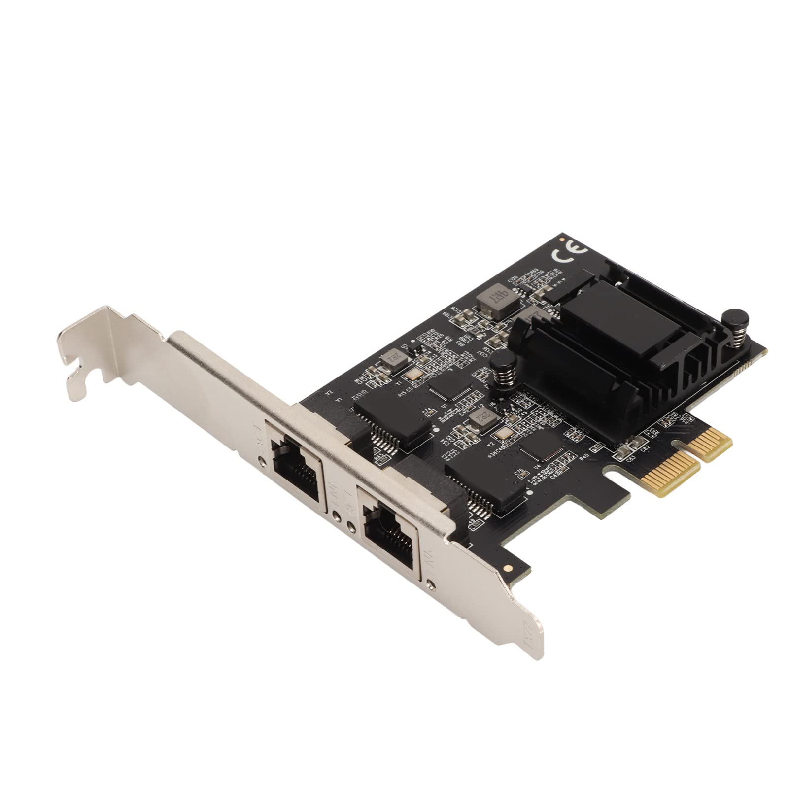 Adaptador de Internet PCIe Tarjeta de Red PCIe 2.5GBase T Tecnología RealWow de Doble Puerto para Plataformas de Comunicación de Estaciones de Trabajo, Chip RTL8125BG