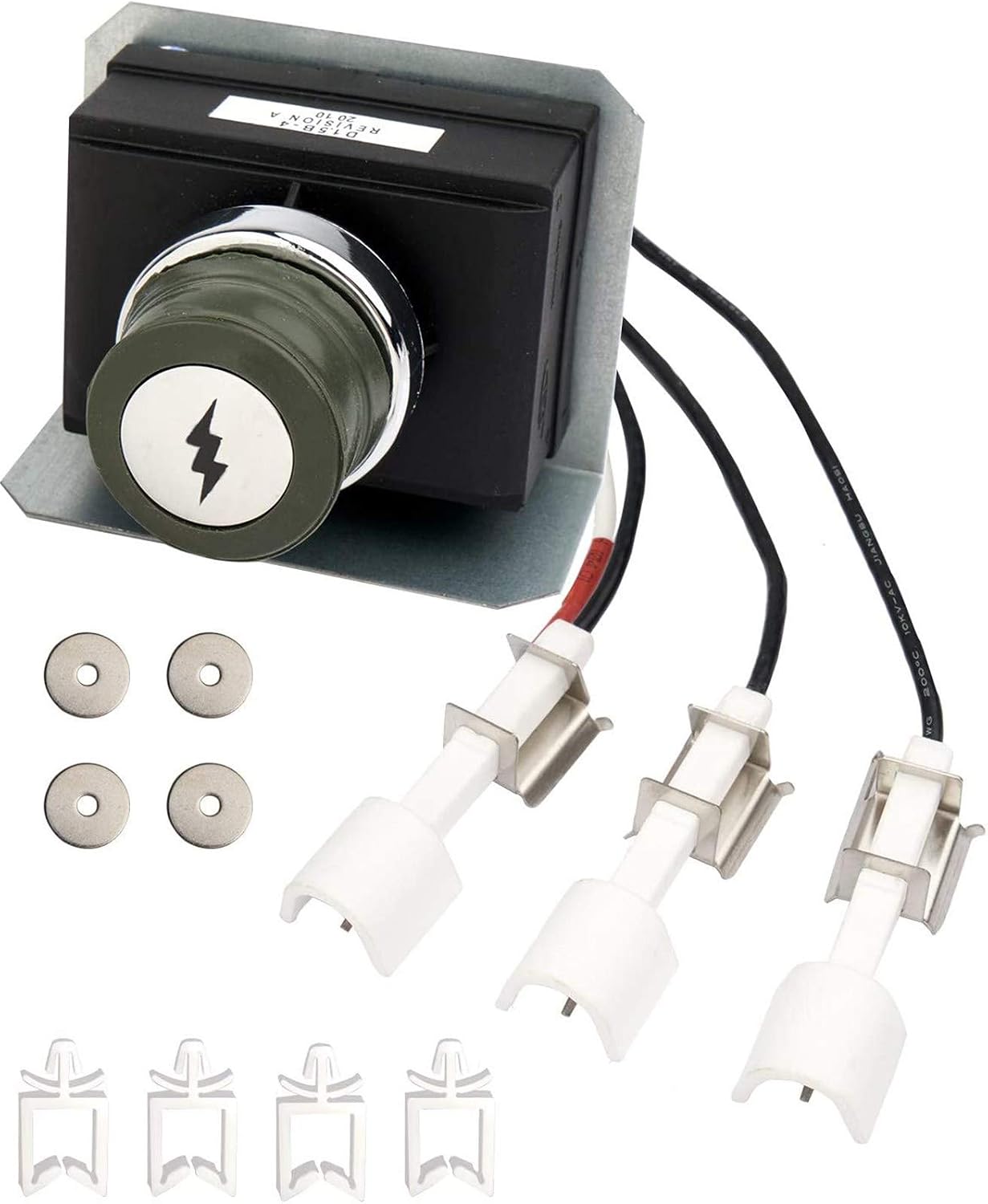 GASPRO Grill Igniter Kit Replacement for Weber Genesis E/S-310, 320, Genesis 300 Series (Front-Mounted Control) Gas Grill, Easy to Install