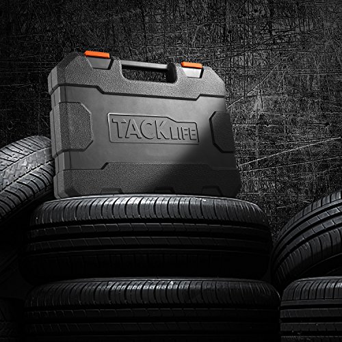 TACKLIFE Drive Impact Socket Set, 18pcs 1/2-inch Drive Deep Impact Socket Set, 6 Point, 10-24mm, 15pcs Metric Sockets with 3pcs 1/2-Inch Drive Impact Extension Bar Set - HIS1A