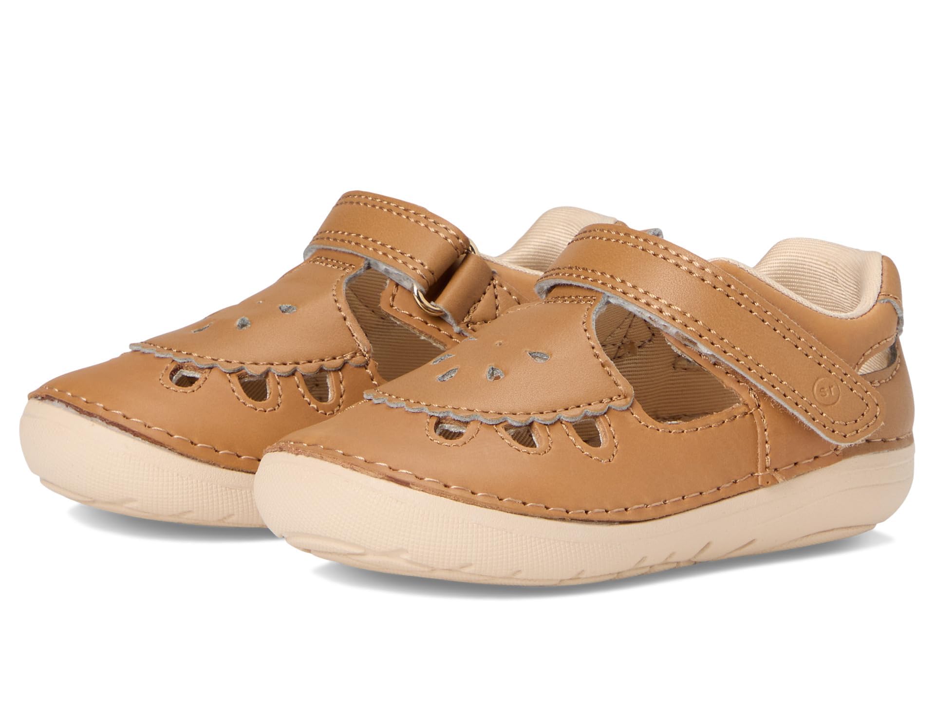 Stride Rite Baby SM Noelle Sandal, Honey TAN, 3 US Unisex Infant