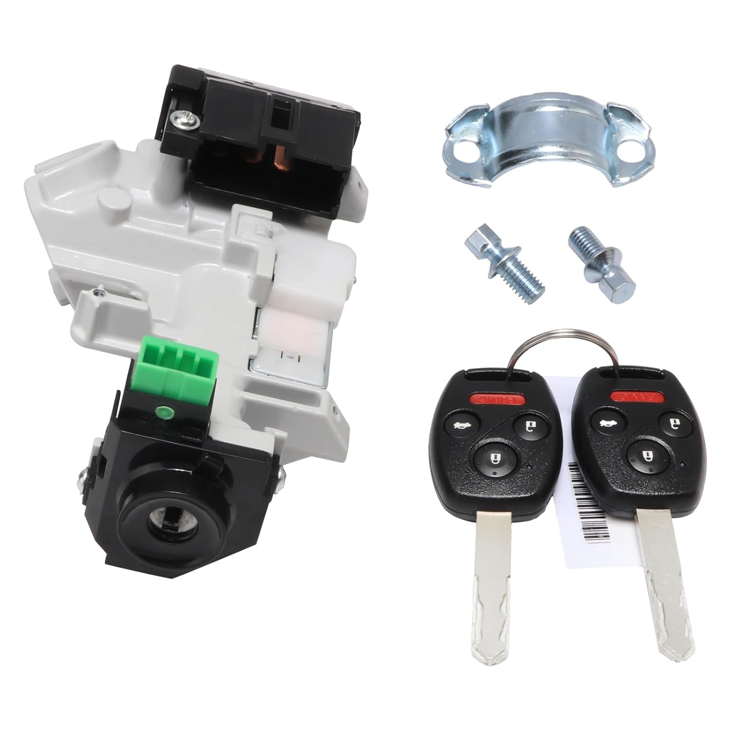 Ignition Switch Lock Cylinder 46 Chip Immobilizer Keys with Panic 4 Button for Honda Civic 2006 2007 2008 2009 2010 2011 CR-V 2007-2011 Fit 2009-2011 06350-SAA-G30 35100-SDA-A71