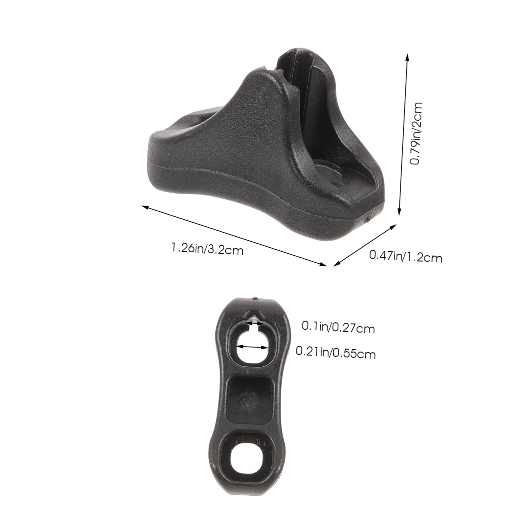 GOOHOCHY Multifunctional Tent Rope Tensioner 50Pcs Wear-Resistant Rope Fasteners Easy Rope Length Adjustment