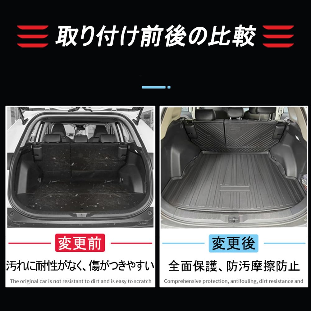 Amazon.co.jp: トヨタ用 RAV4 ラゲッジマット トランクマット 2020年