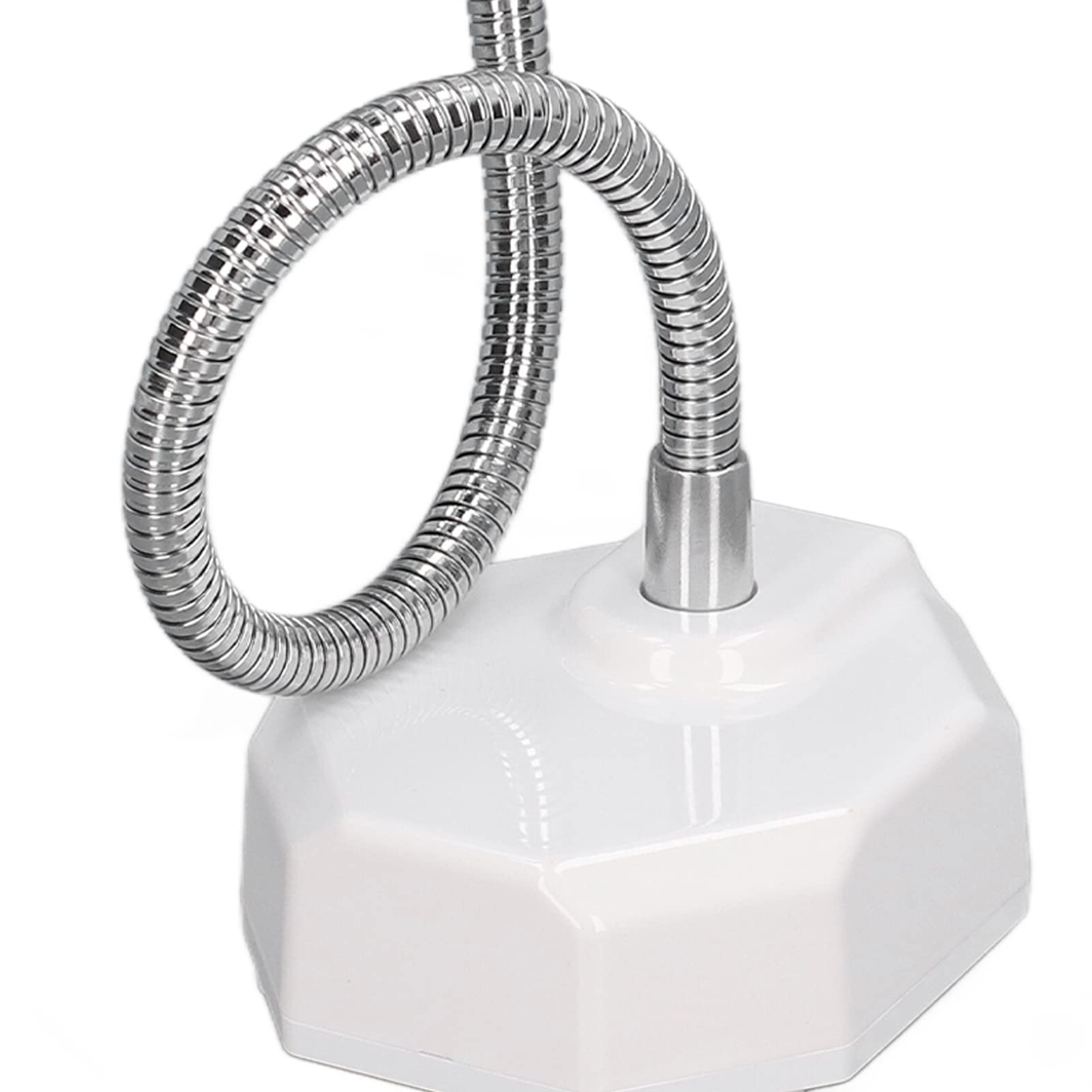 Hidyliu Lampada per Unghie Ricaricabile a Collo di Cigno Luce LED Portatile Ad Asciugatura Rapida per Manicure a Casa o in Salone 9W (Bianca)
