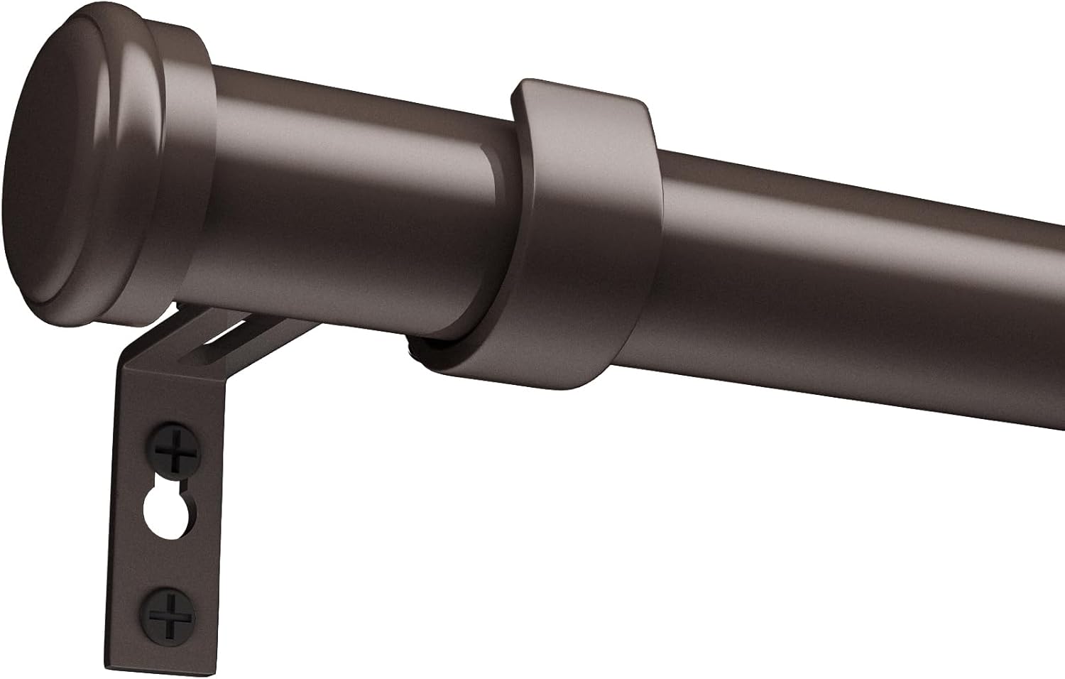 Curtain Rods for Windows 66 to 120, 1 Inch Curtain Rod Set